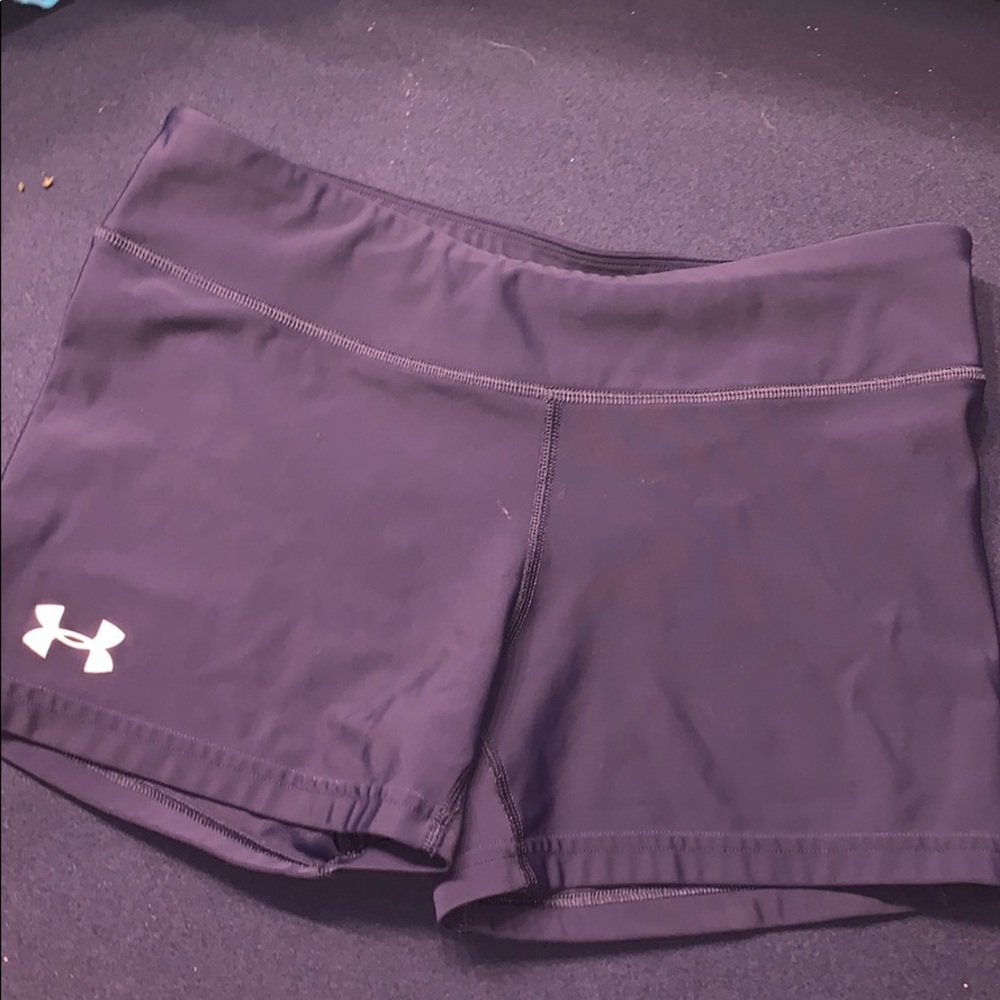 Navy blue under armour spandex